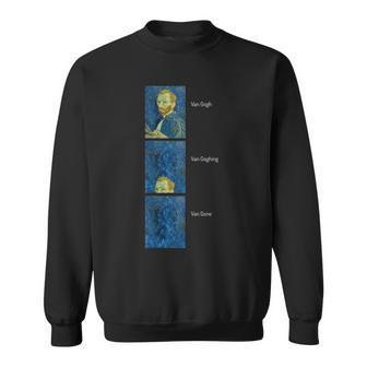 Divertidoan Goghan Goghingan Gone Hilarantean Gogh Arte Camisa de entrenamiento - Regaloses