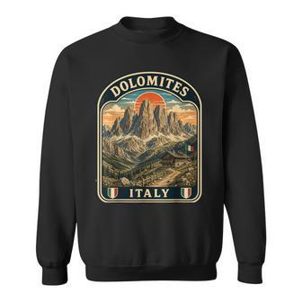 Dolomites Italieintage Alpes Italiennesoyageacances Sweater e - Cadeauxyz