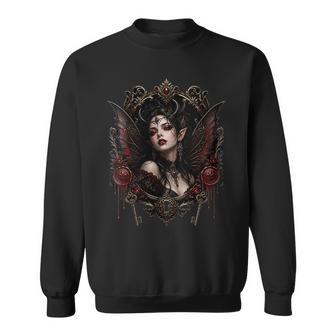 Donnaampire Fairy Gothic Horror Dark Fae Con Collo A Felpa - Novitaregali