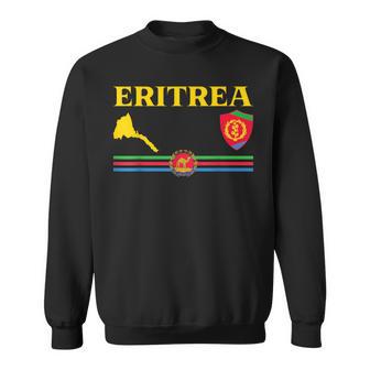 Drapeau De L'érythrée Carte Terrestre Amour Érythrée Fière Érythrée Sweater e - Cadeauxyz