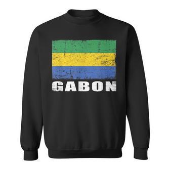 Drapeau Du Gabon Drapeau Du Pays Grunge Gabon Sweater e - Cadeauxyz
