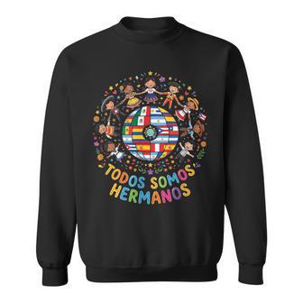 Drapeau Du Mois Du Patrimoine Hispanique Latino Pride Hispano Sweater e - Cadeauxyz