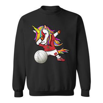 Drôle Dabbing Licorneolley-Ball Maroc Drapeau Marocain Sweater e - Cadeauxyz