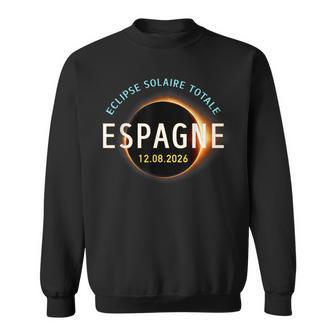 Eclipseolaire Totale Espagne 12 Août 2026 Sweater e - Cadeauxyz