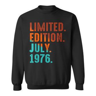 Edizione Limitata Luglio 1976 Compleanno Felpa - Novitaregali