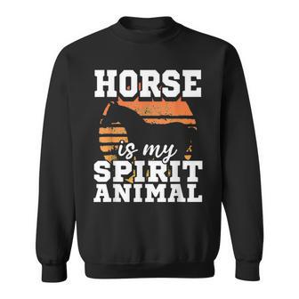 El Caballo Es Mi Animal Espiritual Camisa de entrenamiento - Regaloses