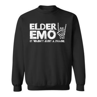 Elder Emo No Fueolo Una Fase Heavy Metal Rock Punk Music In Mangas Camisa de entrenamiento - Regaloses