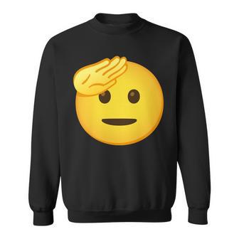 Emoticonaludando Cara Manga Larga Camisa de entrenamiento - Regaloses