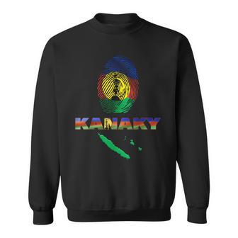 Empreinte Digitale Drapeau Nouvelle-Calédonie Kanaky Sweater e - Cadeauxyz