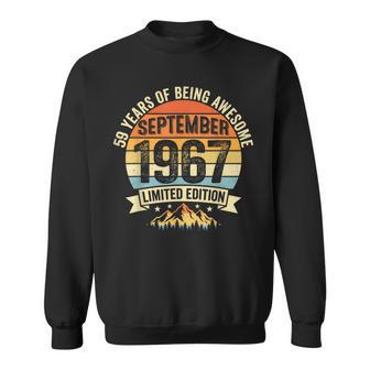 En La Parte Traseraintage 59 Cumpleaños Decoraciones Hombres 59 Años 1967 59 Camisa de entrenamiento - Regaloses