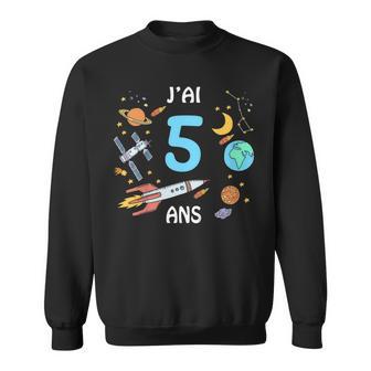 Enfant Astronaute Espace J'ai 5 Ans Anniversaire Cinq Ans Sweater e - Cadeauxyz