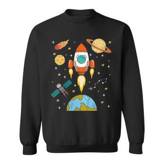 Enfant Fusée Espace Planète Espace Sweater e - Cadeauxyz
