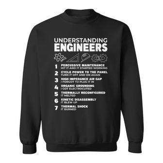 Entendiendo Ingenieros Ingeniería Humor Nerds Humor Friki Camisa de entrenamiento - Regaloses