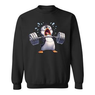 Entrenamiento De Pesas De Levantamiento De Pingüino Fuerte In Mangas Camisa de entrenamiento - Regaloses
