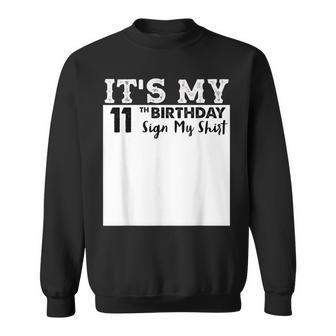 Es Mi Undécimo Cumpleaños Firma Mi Camisa Divertida Desde 2012 11 Años Camisa de entrenamiento - Regaloses