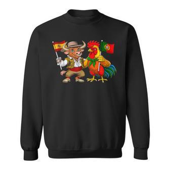 España Portugal Bandera Raíces Españolas Herencia Portuguesa Camisa de entrenamiento - Regaloses