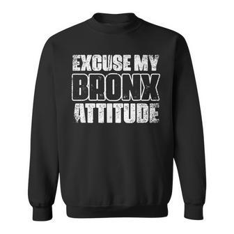 Excuse Mi Actitud Del Bronx Nueva York Nueva York Actitud Divertida De La Ciudad De Nueva York Camisa de entrenamiento - Regaloses