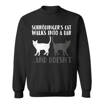 Física Cuántica El Gato Dechrödinger Entra En Un Bar Camisa de entrenamiento - Regaloses