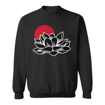 Fleur De Lotus Culture Japonaise En Extrême-Orient Sweater e - Cadeauxyz