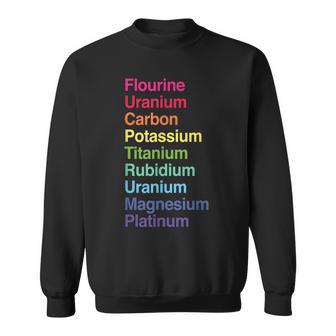 Flourine Uranium Carbon Potassium Titanium Rubidium Uranium Sweatshirt | Seseable UK