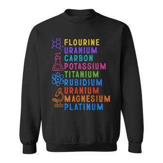 Fluorine Uranium Carbon Potassium Titanium Rubidium Element Sweatshirt | Seseable UK