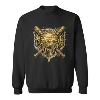 Camo Dripping Baseball Lifestyle Hunting Boy Kid Sweatshirt | Seseable UK