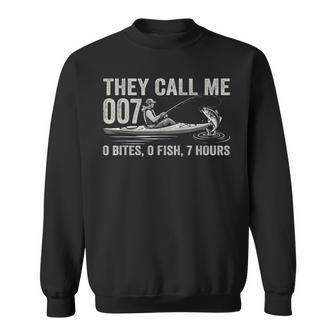 Fishing Humor They Call Me 007 Fishing Sweatshirt | Seseable UK