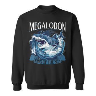 Megalodon Shark Animal Megalodon King Of The Sea Sweatshirt - Thegiftio UK