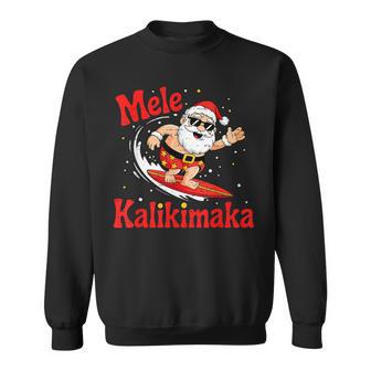 Santa Christmas In July Summer Xmas Beach Vacation Sweatshirt | Seseable UK