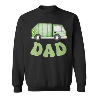 Garbage Truck Dad Of The 1St Birthday Boy Family Matching Sweatshirt | Seseable UK