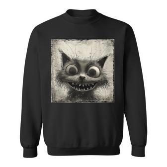 Gato Loco Gatos Graciosos Graciosos In Mangas Camisa de entrenamiento - Regaloses