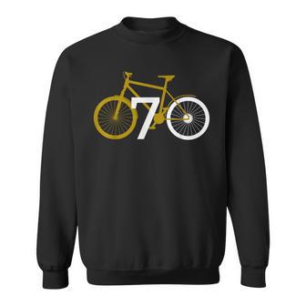 Geburtstag 70 Jahrgang 1949 Mit Fahrrad Sweatshirt - Geschenkecke