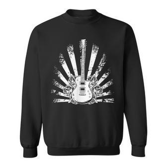 Guitar Fleurs Guitariste Guitare Électrique Sweater e - Cadeauxyz