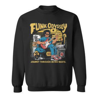 Guitare Funk Rétro Musique Lover Costume Funky Funky Sweater e - Cadeauxyz