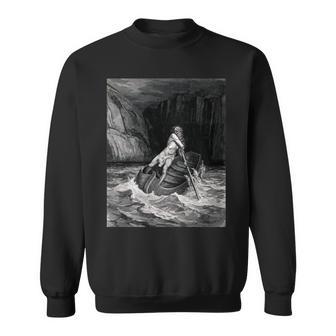 Gustave Doré Caronte 2 Arte Para Artistas Manga Larga Camisa de entrenamiento - Regaloses