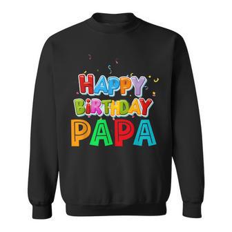 Happy Birthday Daddy Motif Coloré Pour Fête De Naissance Sweater e - Cadeauxyz