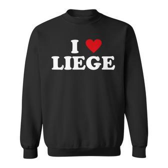 I Heart Belgium City I Love Lieja Camisa de entrenamiento - Regaloses