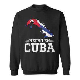 Hecho En Cuba Herencia Cubana Bandera Cubana Cuba In Mangas Camisa de entrenamiento - Regaloses