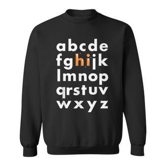 Hola Letras Del Alfabeto Abc Camisa de entrenamiento - Regaloses