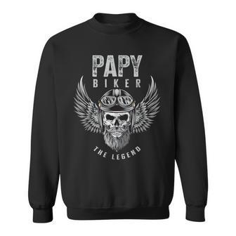 Hombre Abuelo Motorista Regalo Divertido Moto Papi Camisa de entrenamiento - Regaloses
