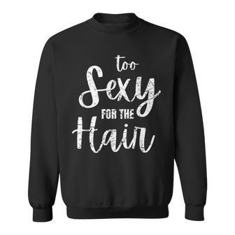 Hombre Divertida Camisa Calva Demasiadoexy Para El Cabello Camisa de entrenamiento - Regaloses