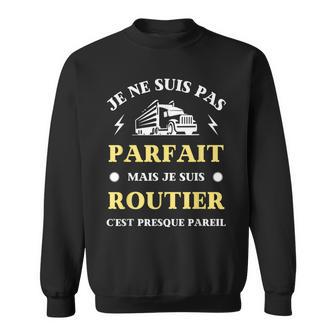 Homme Jeuis Parfait Routier Humour Camionneur Homme Drole Sweater e - Cadeauxyz