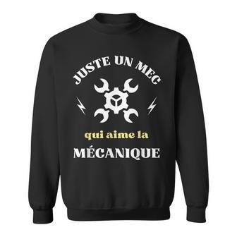 Homme Juste Un Mec Qui Aime Le Mécanique Humour Mécanicien Homme Sweater e - Cadeauxyz
