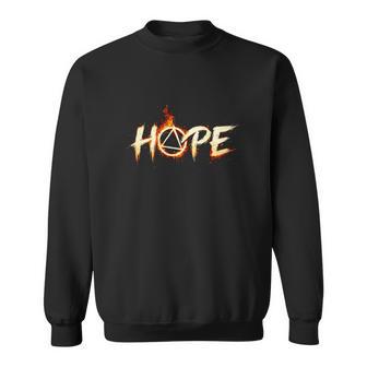 HOPE Fire 12 Step Recovery Sober Aa Na Sobriety T Shirt Name Sweatshirt | Seseable UK