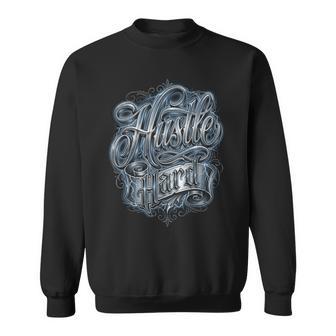 Hustle Hard Chicanotyle Tatuajecript Motivación Urbana Camisa de entrenamiento - Regaloses