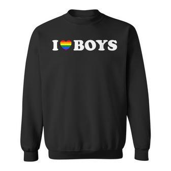 Ich Liebe Männer Love Boys Gay Pride Regenbogenchwulen Sweatshirt - Geschenkecke