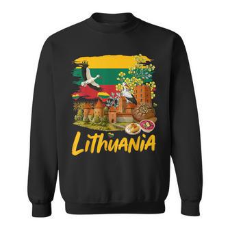 Idea De Atuendo De Cultura De Lituania Para Hombres Y Bandera Lituana Camisa de entrenamiento - Regaloses