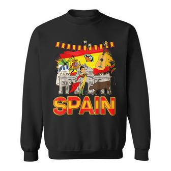 Idée Drapeau Espagnol Pour Enfants Etouvenirs Espagnols Espagne Sweater e - Cadeauxyz