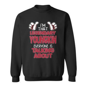 I'm That Legendary Youngkin Everyone Is Talking About Youngkin Name Sweatshirt - Thegiftio UK