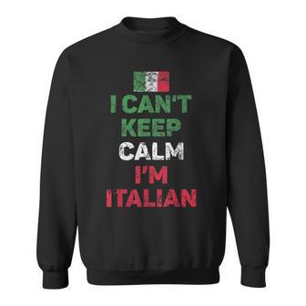 Italia Italiano No Mantener La Calma Frases Divertidos Camisa de entrenamiento - Regaloses
